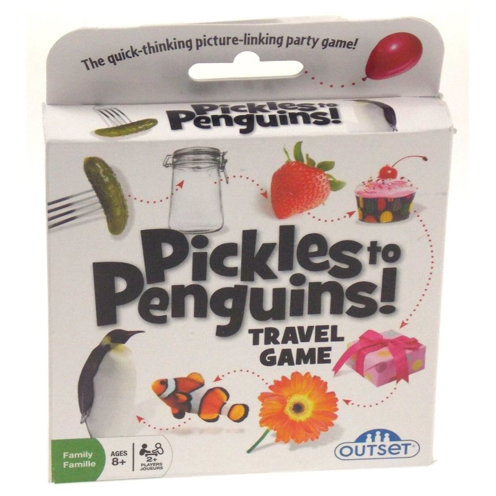 Pickles To Penguins Travel Card Game Outset Media Family Ages 8+ Picture Party